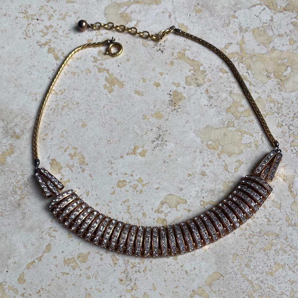 Rare Vintage Signed Esha Randal DoSo Art Deco necklace